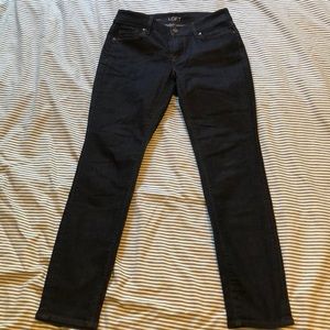 Curvy Skinny Jeans in Dark Denim from Loft